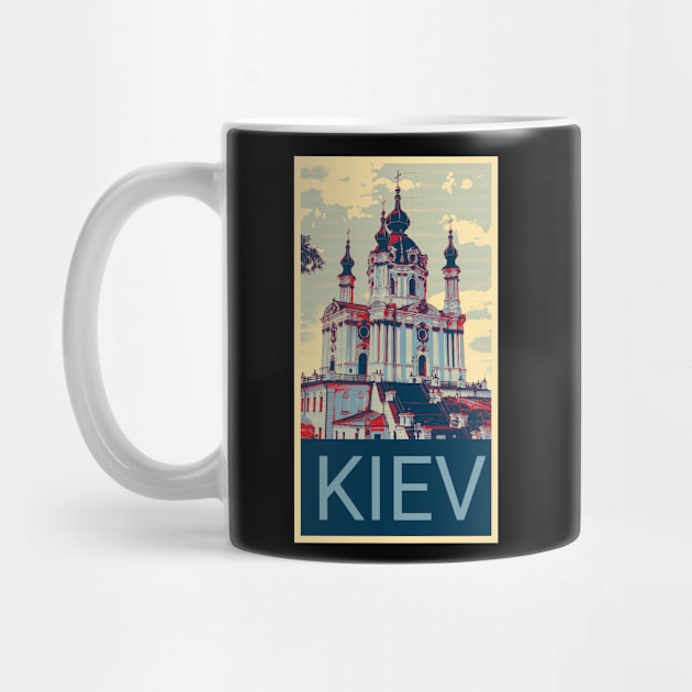 Kiev in Shepard Fairey style by Montanescu